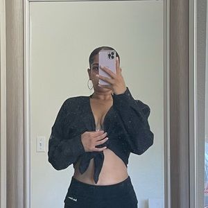 Black Crop Top